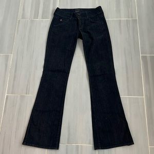 Hudson jeans. Trouser bootcut. Low rise size 25